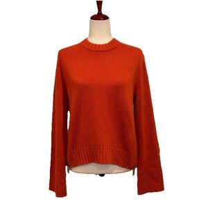 Dorothee Schumacher Wool Cashmere Sweater Side Zips Decorative Pulls Sz 2 Small